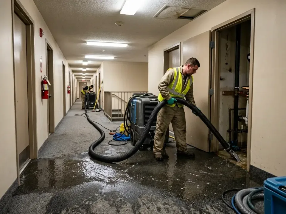 multi-unit-apartment-hallway-f-005 — frequently asked questions, Emergency Burst Pipe Water Extraction & Removal in South Ya…